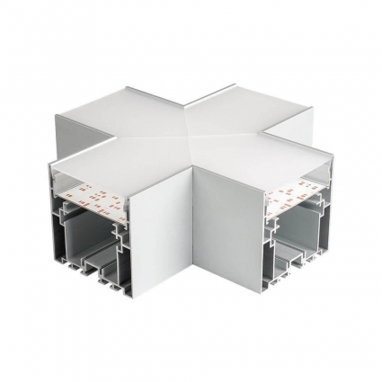 Коннектор X-образный Arlight S2-Line-7977-X90 крестовой 021265 цвет серый