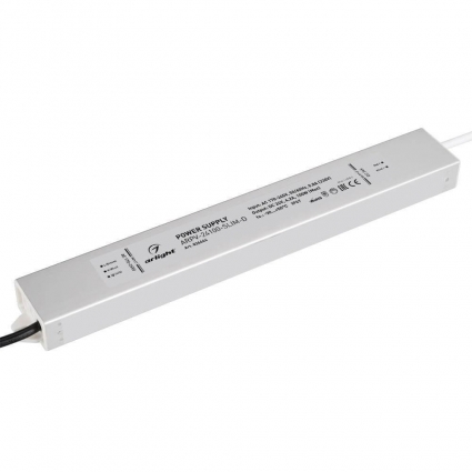 Блок питания Arlight ARPV-100-SLIM-D 24V 100W IP67 4,2A 026664, цвет серый