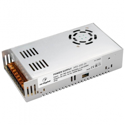 Блок питания Arlight ARS-400-24 24V 400W IP20 16,7A 026864, цвет серый