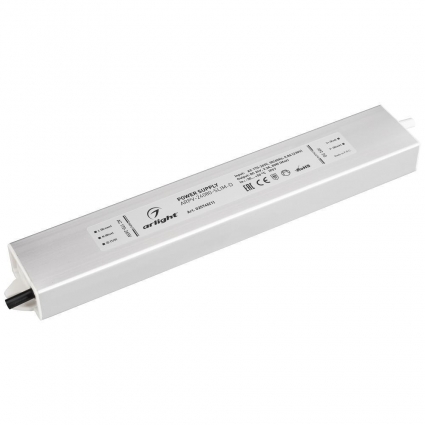 Блок питания Arlight ARPV-24080-Slim-D 24V 80W 67IP 3,3A 025745(1), цвет серый