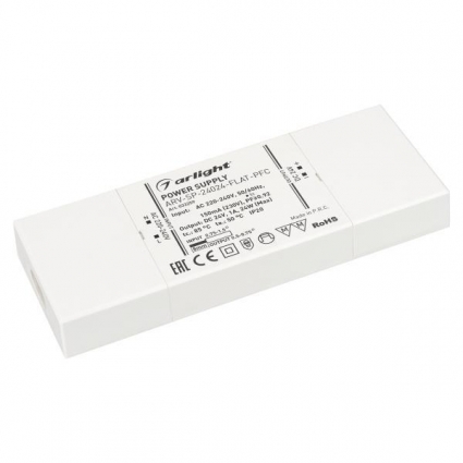 Блок питания Arlight ARV-SP-24012-FLAT-PFC 24V 24W IP20 1A 033259 цвет белый