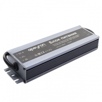Блок питания Apeyron 12V 150W IP67 12,5A 03-14, цвет черный