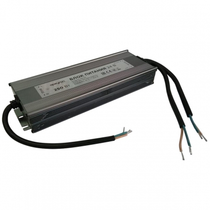 Блок питания Apeyron 24V 250W IP67 10,4A 03-115, цвет серебро