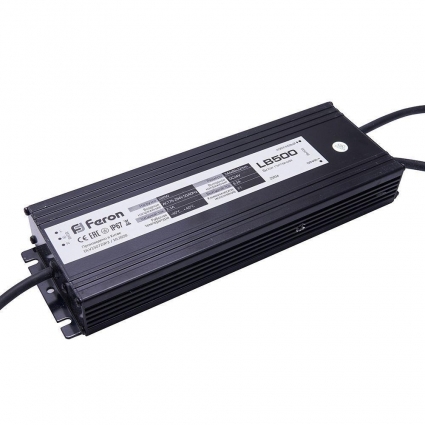 Блок питания Feron LB500 24V 200W IP67 8,3A 25934, цвет черный