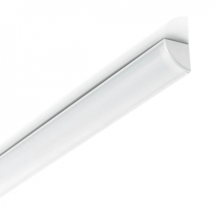 Профиль для светодиодной ленты Ideal Lux Slot Surface Angolo 1000 Mm Wh 126548 в современном стиле, цвет белый