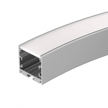 Профиль Arlight SL-ARC-3535-D800-A45 SILVER (320мм, дуга 1 из 8) 027639, цвет серый
