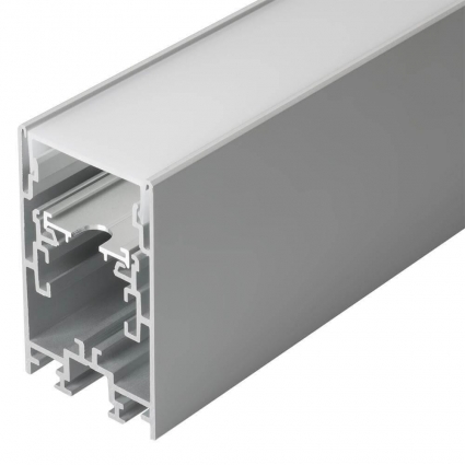 Профиль с рассеивателем Arlight S2-LINE-4067-2500 ANOD+OPAL 021172, цвет серый