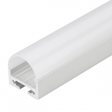 Профиль с рассеивателем Arlight SL-Line-2011M-2500 Anod+Opal Round 025871, цвет серебро