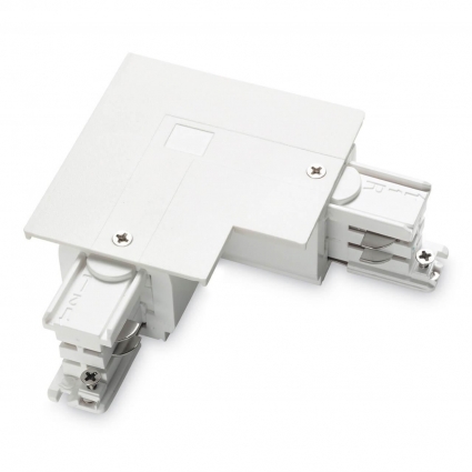 Коннектор L-образный левый Ideal Lux Link Trim L-Connector Left Wh On-Off 188119 в современном стиле, цвет белый