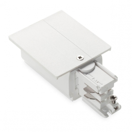 Питание левый Ideal Lux Link Link Trim Main Connector Left Wh On-Off 188072 в современном стиле, цвет белый