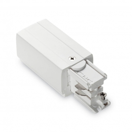 Питание правый Ideal Lux Link Trimless Main Connect Ri Wh On-Off 169590 в современном стиле, цвет белый