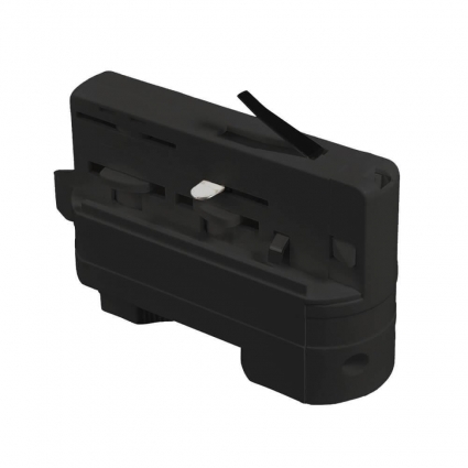 Адаптер для шинопровода Ideal Lux Link Track Connector Bk On-Off 194301 в современном стиле, цвет черный