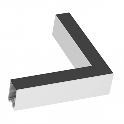 Соединитель угловой Ideal Lux Fluo Corner Blinded Wh 191485 в современном стиле, цвет белый