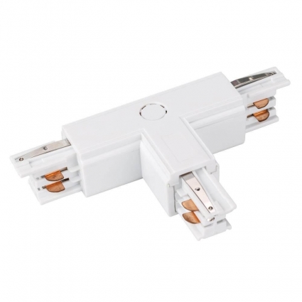 Коннектор T-образный Arlight соединение снаружи/слева LGD-4TR-Con-EXT-L1-WH 026145 в современном стиле, цвет белый