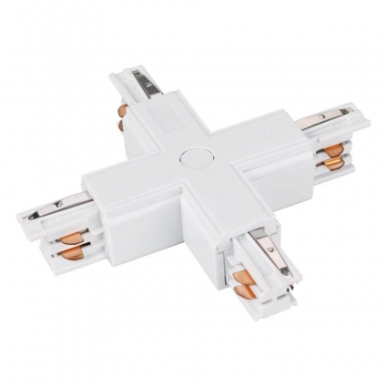 Коннектор X-образный Arlight LGD-4TR-Con-X-WH 026142 в современном стиле, цвет белый