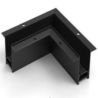 Коннектор L-образный для магнитного шинопровода Arlight Mag-Con-2538-F-L90 033246 в современном стиле, цвет черный