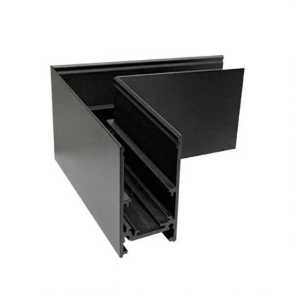 Коннектор L-образный для магнитного шинопровода Arlight Mag-Orient-Con-2652-L90 033750 в современном стиле, цвет черный