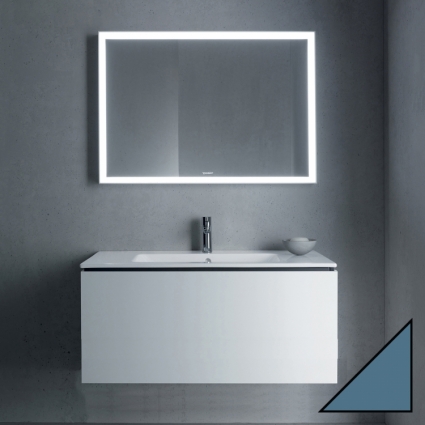 Мебель для ванной Duravit L-Cube LC6142 103 голубой камень глянцевая, с ящиками