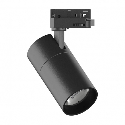 Трековый светодиодный светильник Ideal Lux Quick 15W CRI80 30 3000K BK On-Off 222523 в современном стиле, цвет черный