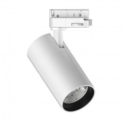 Трековый светодиодный светильник Ideal Lux Quick 15W CRI80 30 4000K WH On-Off 222530 в современном стиле, цвет белый