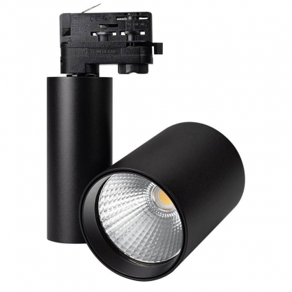 Трековый светодиодный светильник Arlight LGD-Shop-4TR-R100-40W Cool SP7500-Fish 026291 в современном стиле, цвет черный