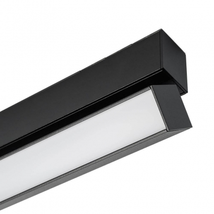 Трековый светодиодный светильник Arlight Mag-Flat-Fold-45-S405-12W Day4000 026992 в современном стиле, цвет черный
