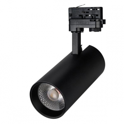 Трековый светодиодный светильник Arlight LGD-Gera-Truecolor-4TR-R90-30W Warm3000 CRI98 031417 в современном стиле, цвет черный