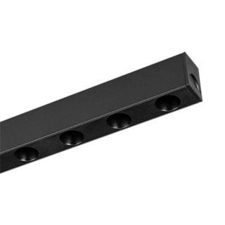 Трековый светодиодный светильник для магнитного шинопровода Arlight Mag-Dots-25-L200-6W Warm3000 033669 в современном стиле, цвет черный
