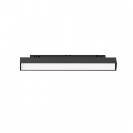 Трековый светодиодный светильник для магнитного шинопровода Arlight Mag-Orient-Flat-L235-8W Warm3000 033824 в современном стиле, цвет черный