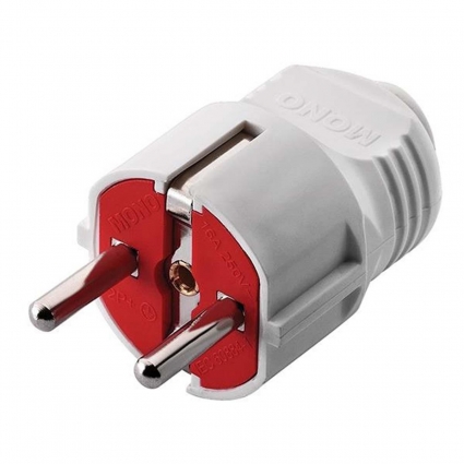Вилка Mono Electric Accessories с/з 170-010002-803 цвет белый