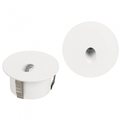 Встраиваемый светодиодный светильник Arlight LT-Gap-R70-3W Warm3000 025737 в современном стиле, цвет белый