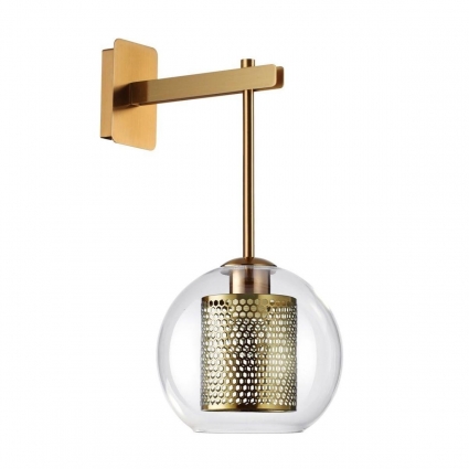 Бра Odeon Light Clocky 4939/1W в современном стиле, цвет бронза, мощность 40 Вт