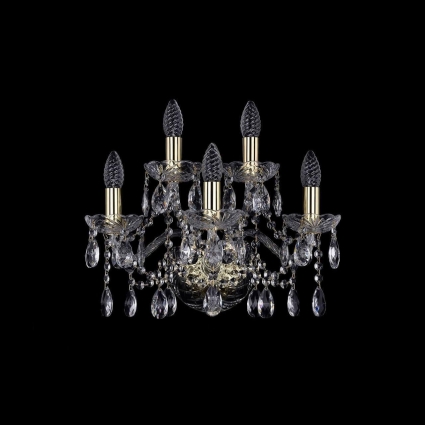 Бра Bohemia Ivele 1413B/3+2/165 G в классическом стиле, цвет золотой, мощность 200 Вт