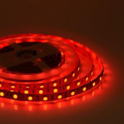 Светодиодная лента Apeyron 14,4W/m 60LED/m 5050SMD разноцветная 5M 00-310, цвет белый, мощность 72 Вт