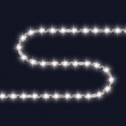 Светодиодная лента Apeyron 5W/m 60LED/m 2835SMD дневной белый 5M 00-350 цвет белый, мощность 25 Вт