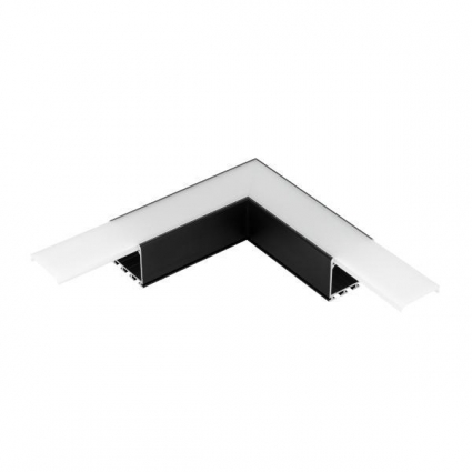 Коннектор L-образный Arlight PLS-Lock-H25-L90 Black 031268 цвет черный