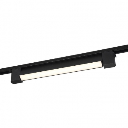 Трековый светодиодный светильник Crystal Lux CLT 0.31 010 18W BL M4000K в современном стиле, цвет черный