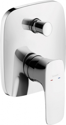 Смеситель Hansgrohe PuraVida 15447000 для ванны с душем, хром, однорычажный