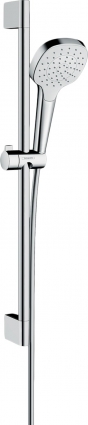 Душевой гарнитур Hansgrohe Croma Select E 26584400 белый, хром, штанга 66.9 см, шланг пластиковый 160 см