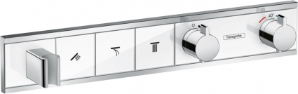Термостат Hansgrohe RainSelect 15356400 для душа, белый - хром, термостат