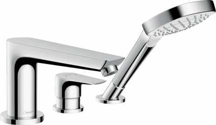 Смеситель Hansgrohe Talis E 71730000 на борт ванны, хром, однорычажный, длина излива 19.6 см