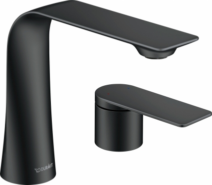 Смеситель Duravit D.1 D11120002046 для раковины, черный, однорычажный, высота излива 14 см