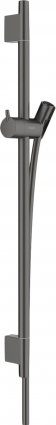 Душевая штанга Hansgrohe Unica 28632340 65 см, шлифованый черный хром в современном стиле