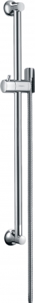 Душевая штанга Hansgrohe Unica 27617000 65 см, хром в современном стиле