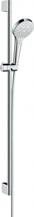 Душевой гарнитур Hansgrohe Croma Select S 26571400 белый, хром, штанга 95.9 см, шланг пластиковый 160 см