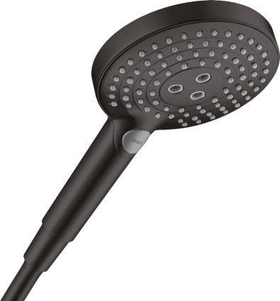 Душевая лейка Hansgrohe Raindance Select S 26014670 матовая черная цвет черный, штанга 22.25 см