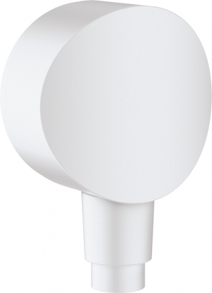 Шланговое подключение Hansgrohe FixFit 26453700 матовый белый штанга 6.5 см,  в современном стиле
