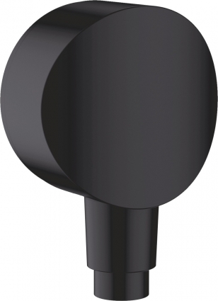 Шланговое подключение Hansgrohe FixFit 26453670 матовый черный штанга 6.5 см,  в современном стиле