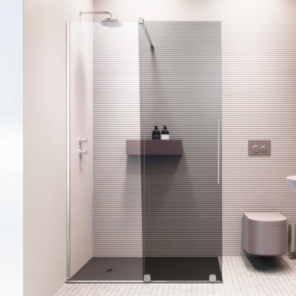 Душевая перегородка Radaway Furo Walk-in 10106688-01-01L двери раздвижные, стекло прозрачное