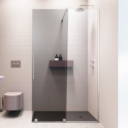 Душевая перегородка Radaway Furo Walk-in 10106638-01-01R двери раздвижные, стекло прозрачное